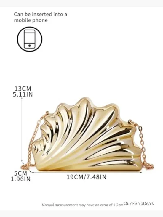 Acrylic Clutch Evening Bag with Detachable Shoulder Strap - Picture 3 of 7